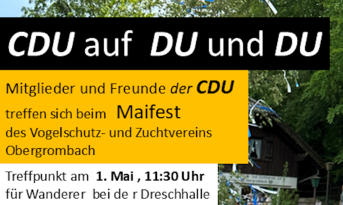 Herzliche Einladung zum Maifest